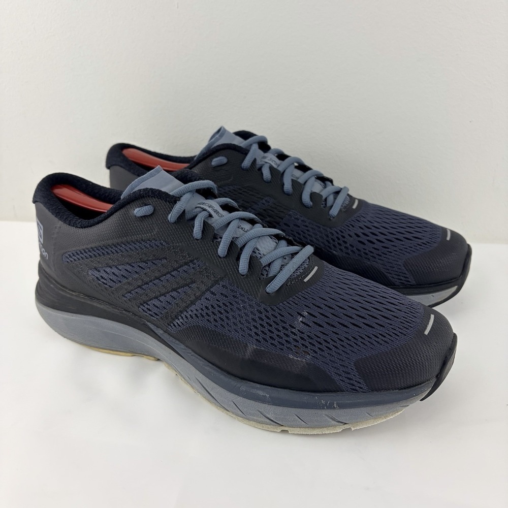 Salomon Sonic RA Max 2 Black Running Shoes Mens 10.5